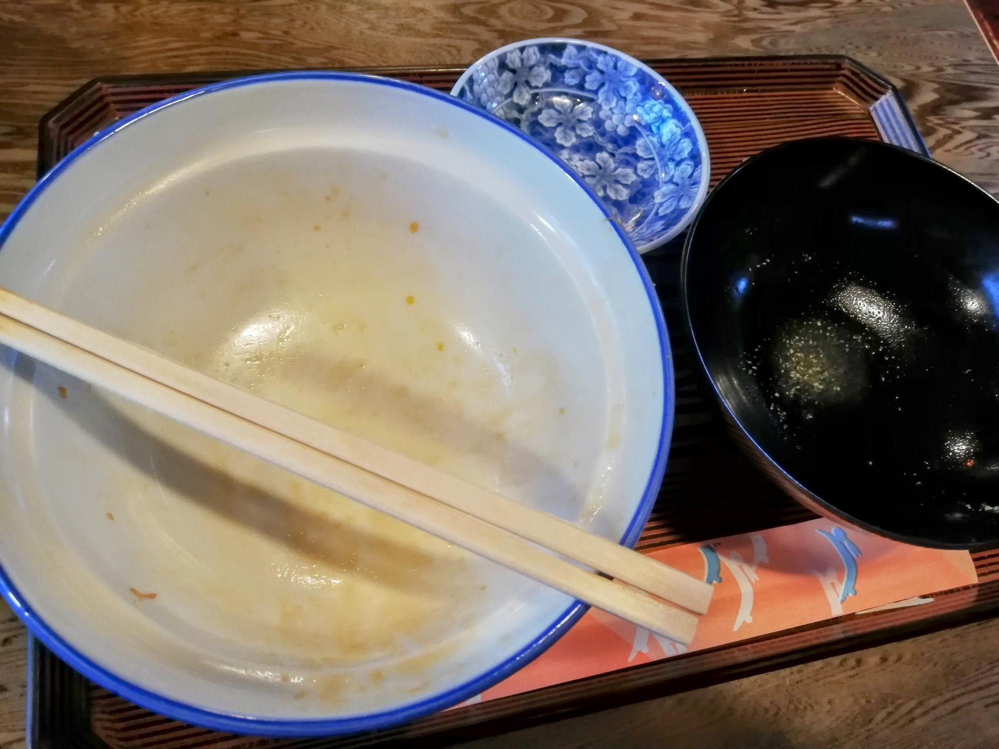 見事なまでの完食