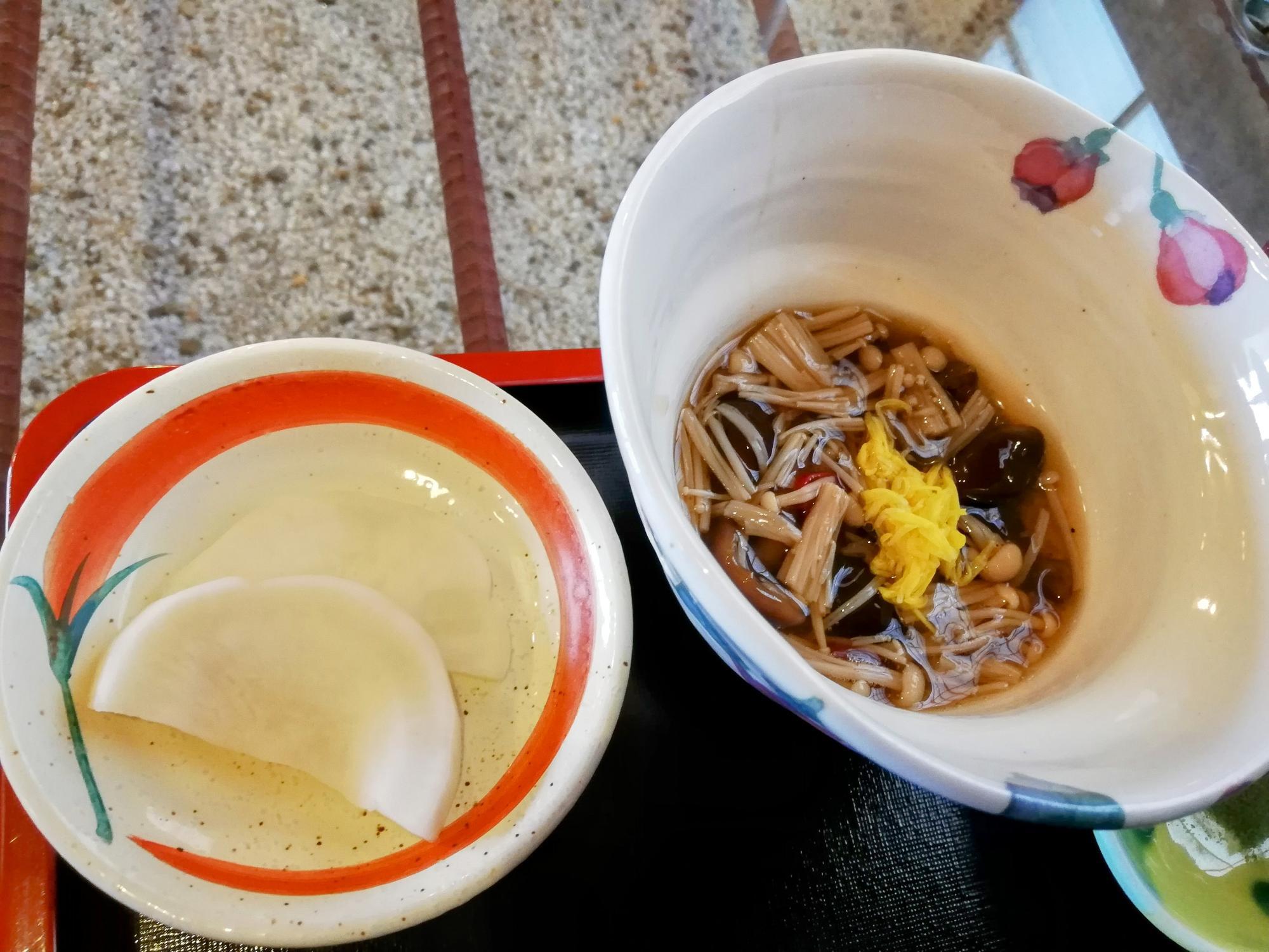 漬物、季節の一品
