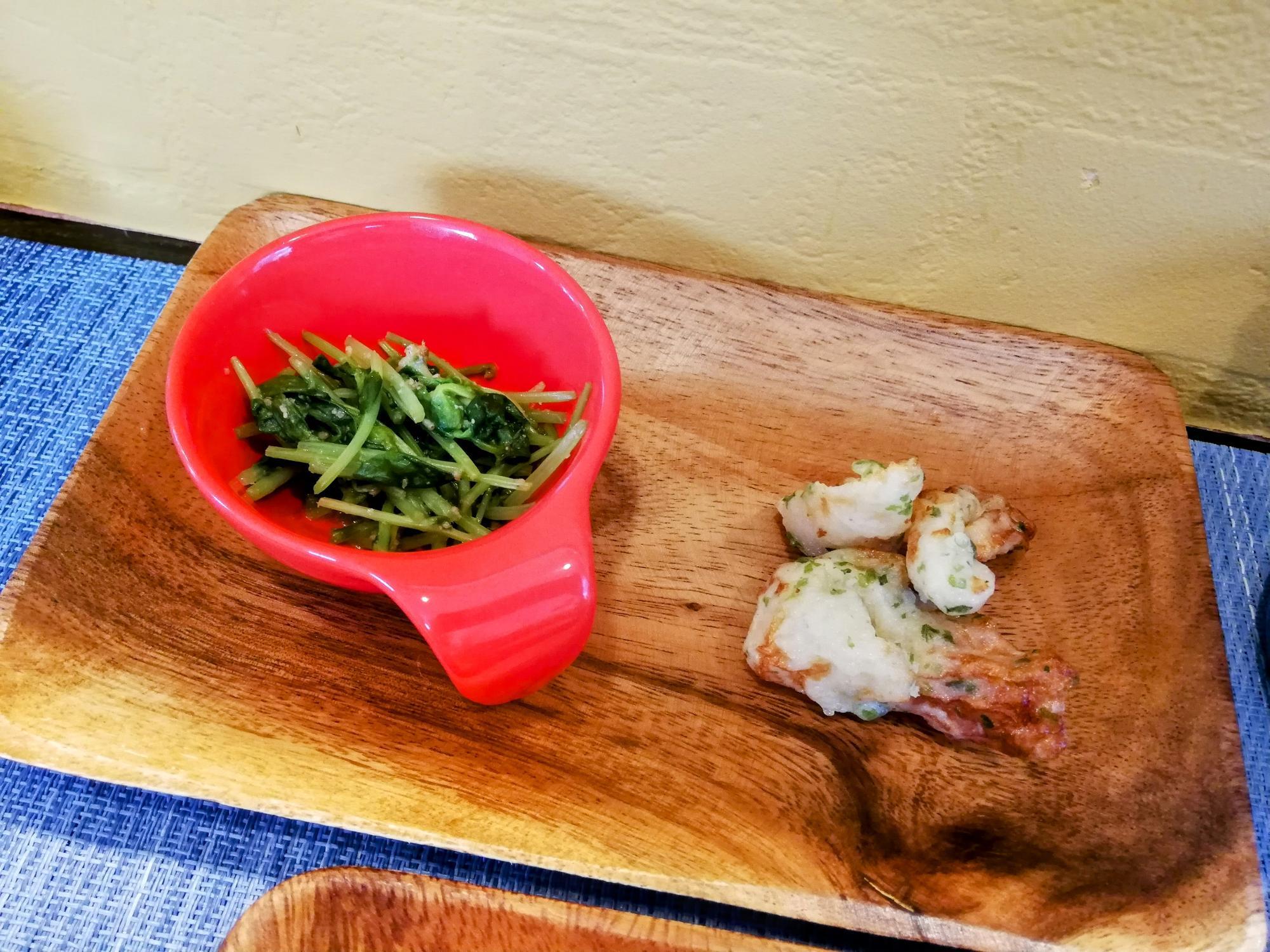 先ずは副菜から