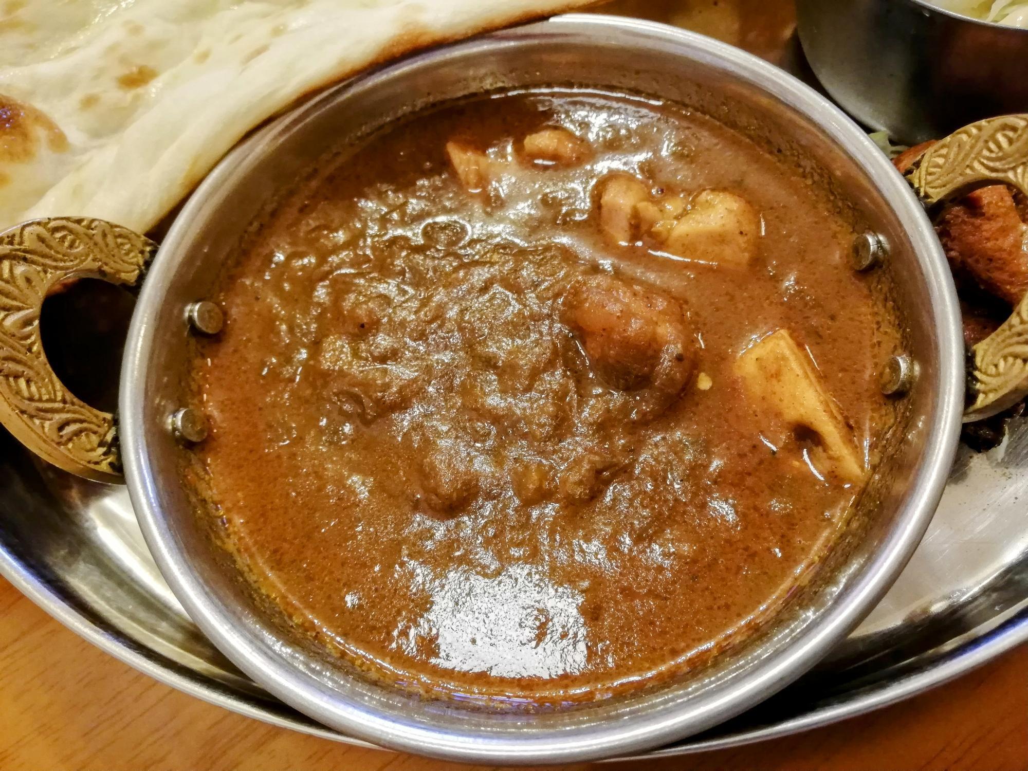 中辛のマサラチキンカレー