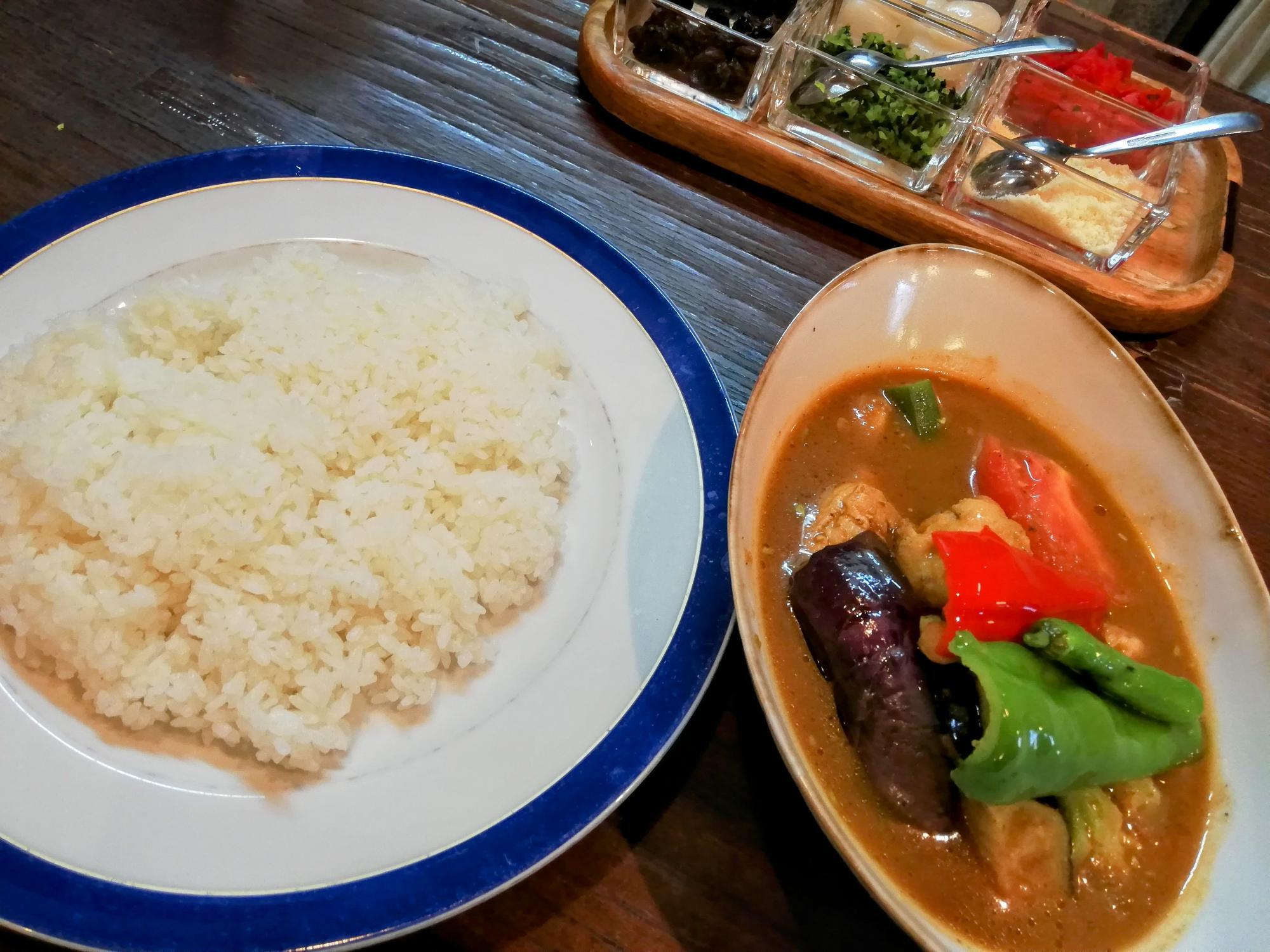 カレーが来ました