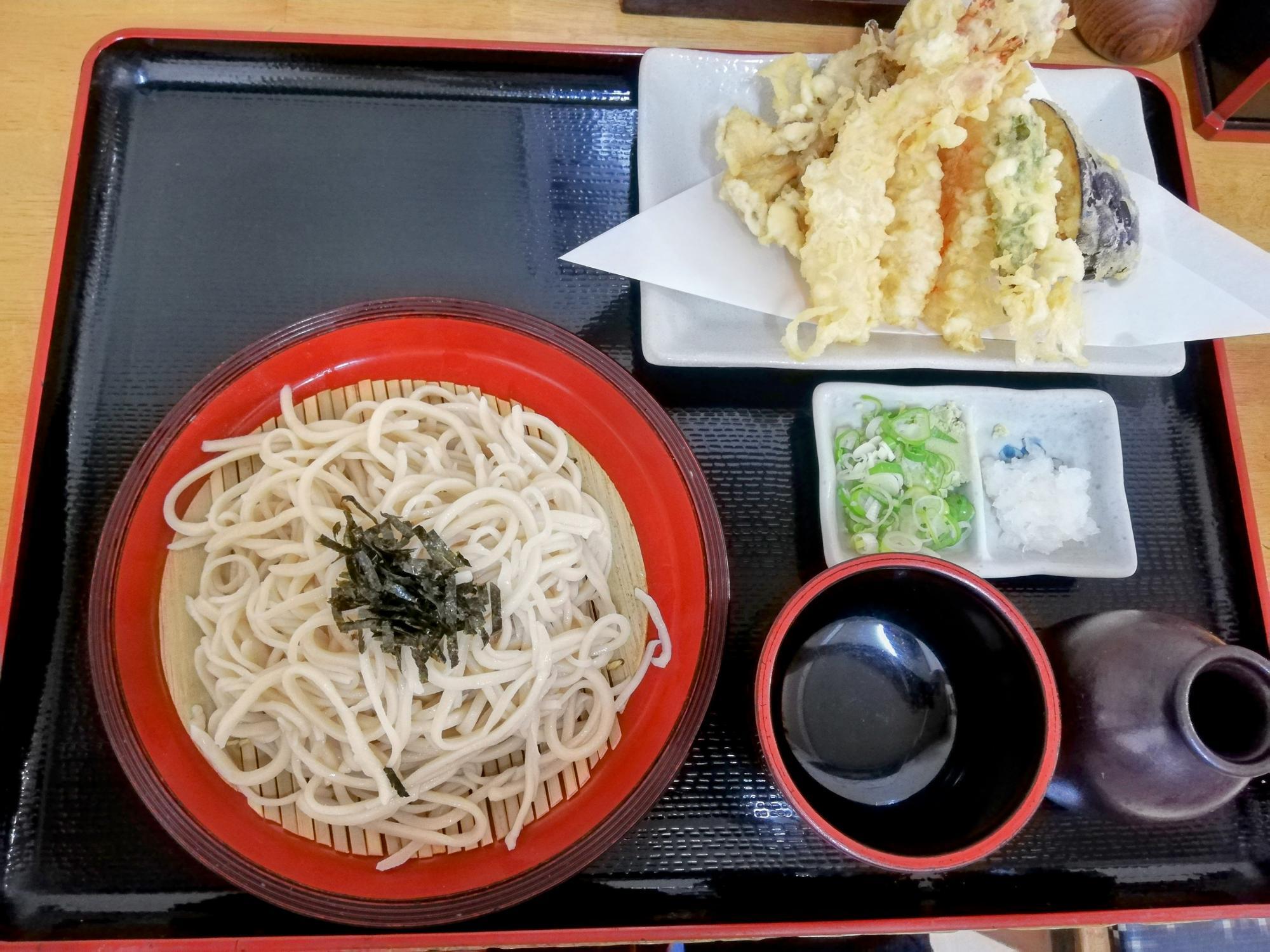 天ざるです