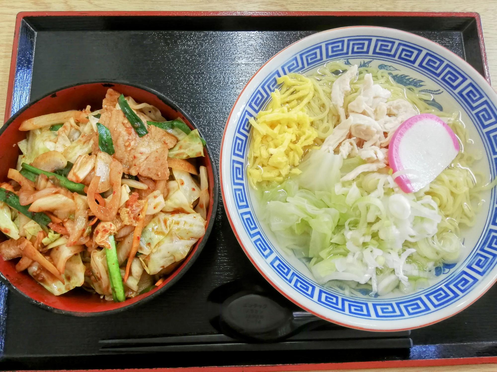 平日限定セットメニューです