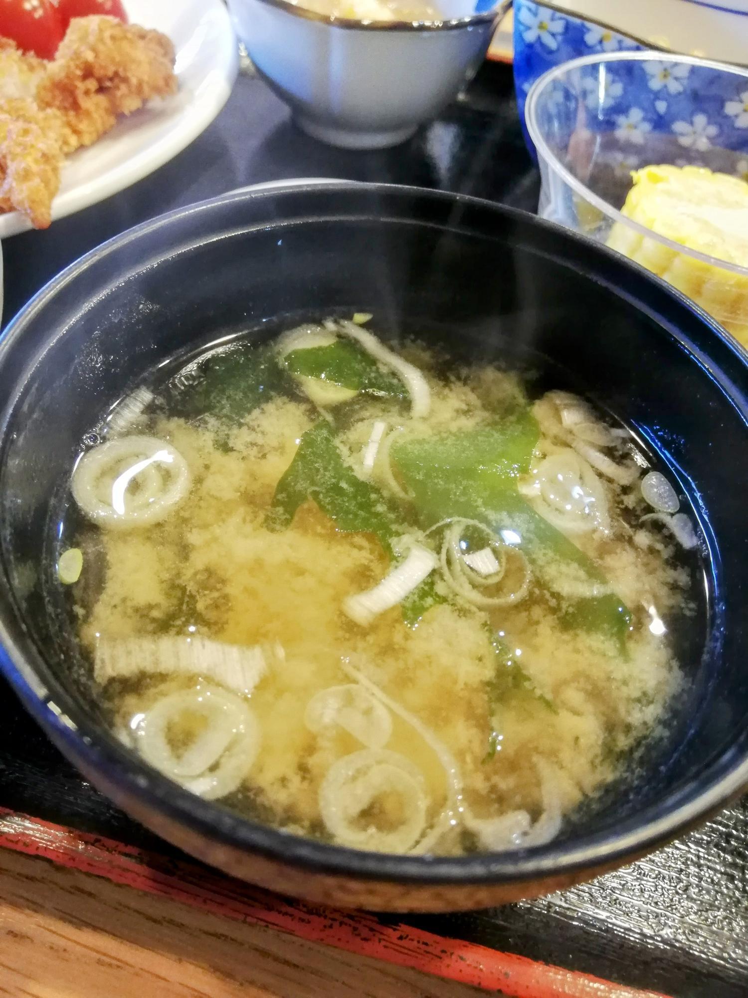 味噌汁も最高