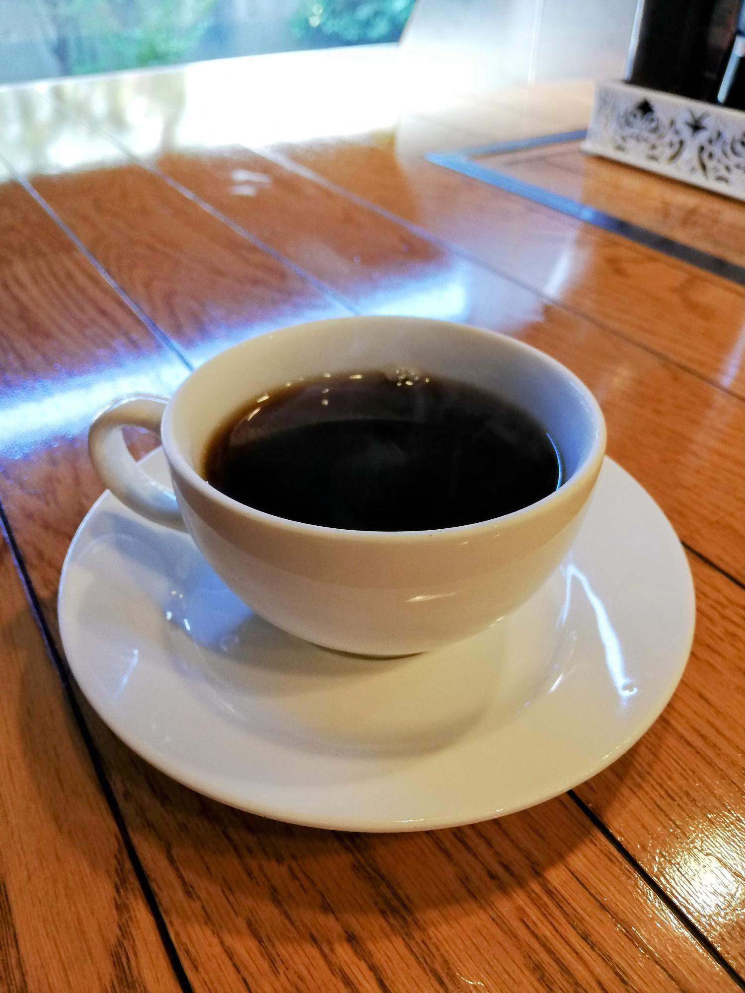 サービスのコーヒー