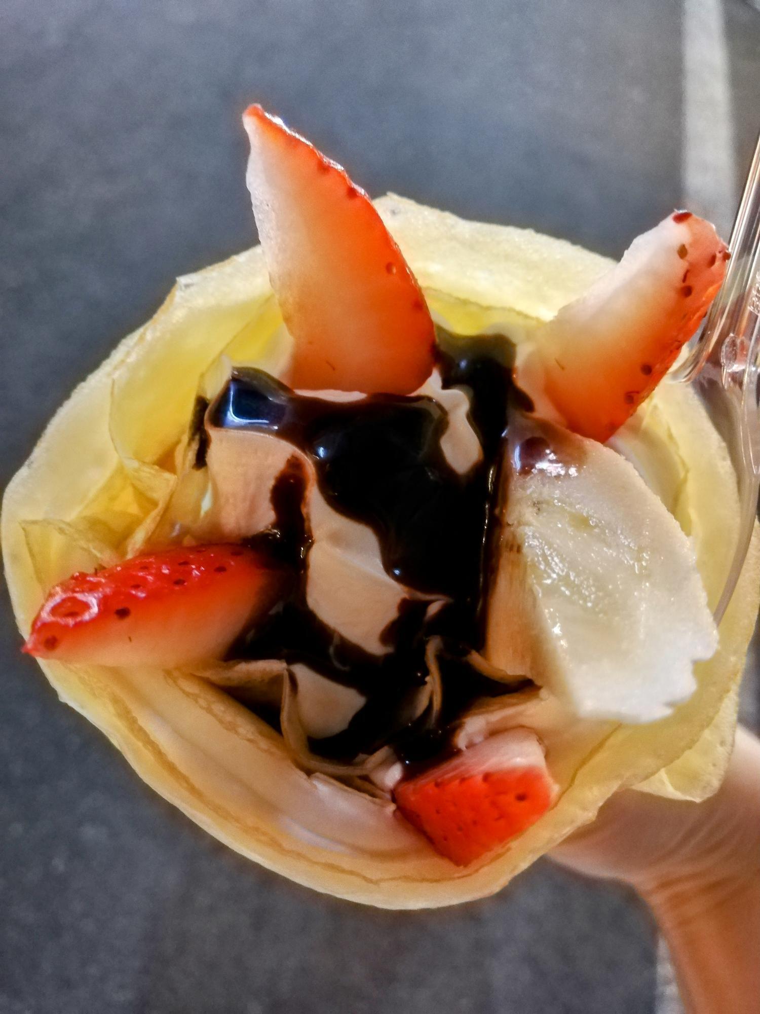 なんて美味しそうなクレープ