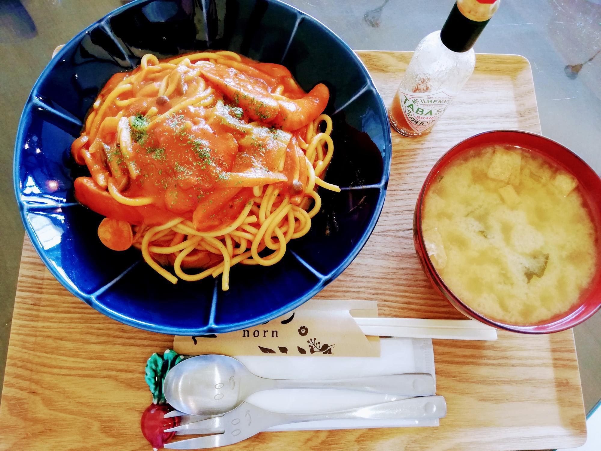 初注文のナポリタン