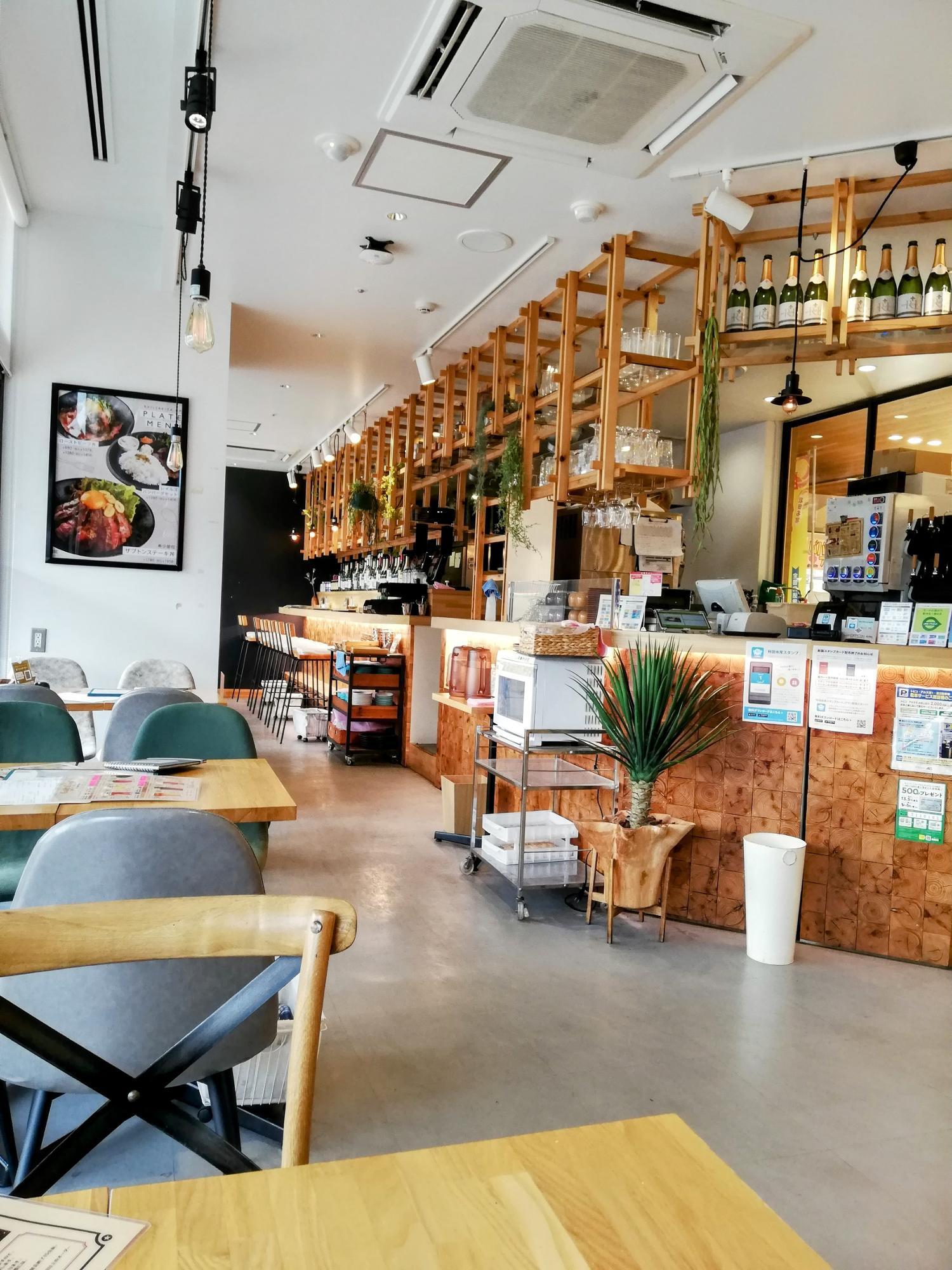 開放的な店内