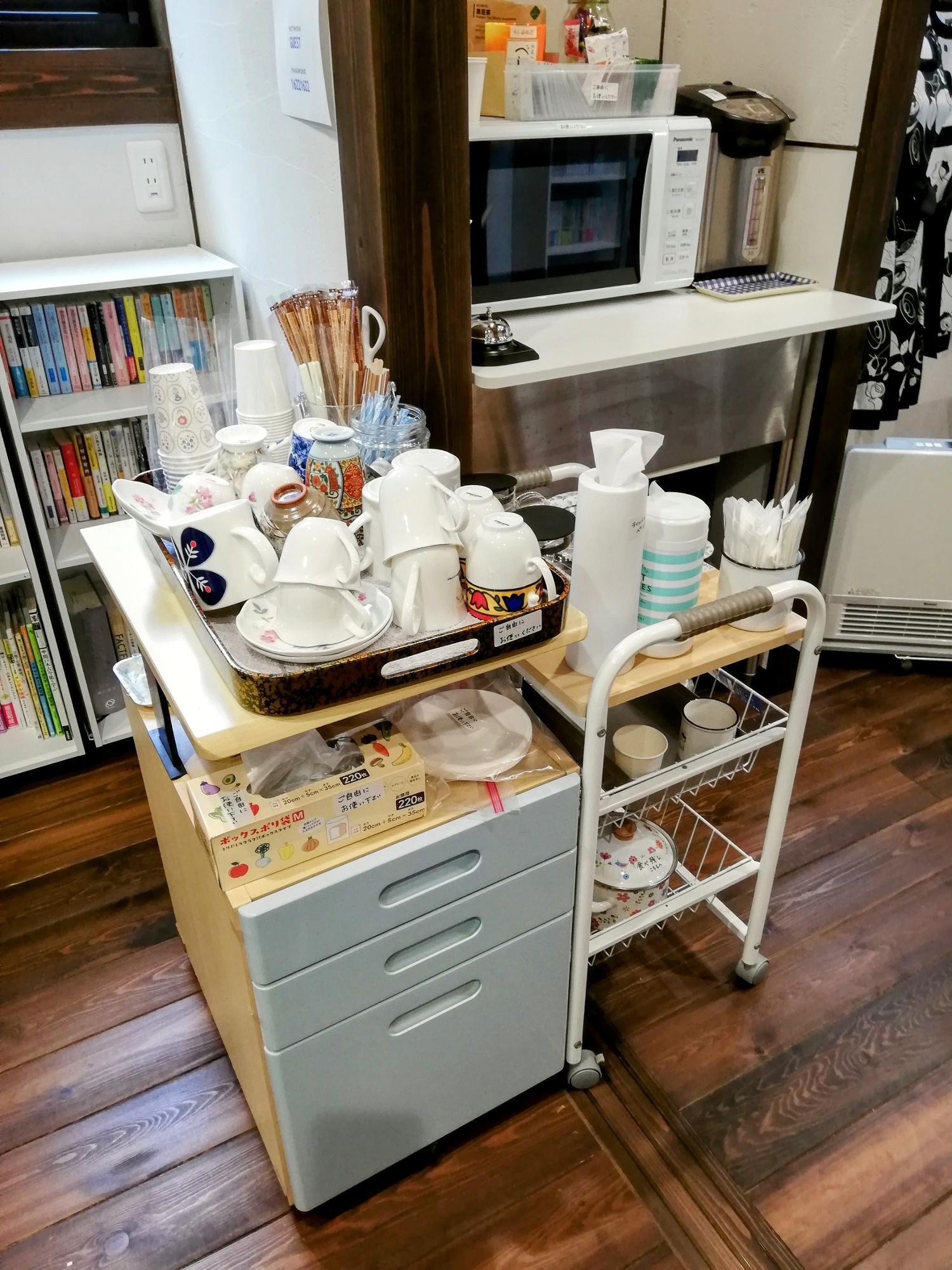 充実したお茶コーナー