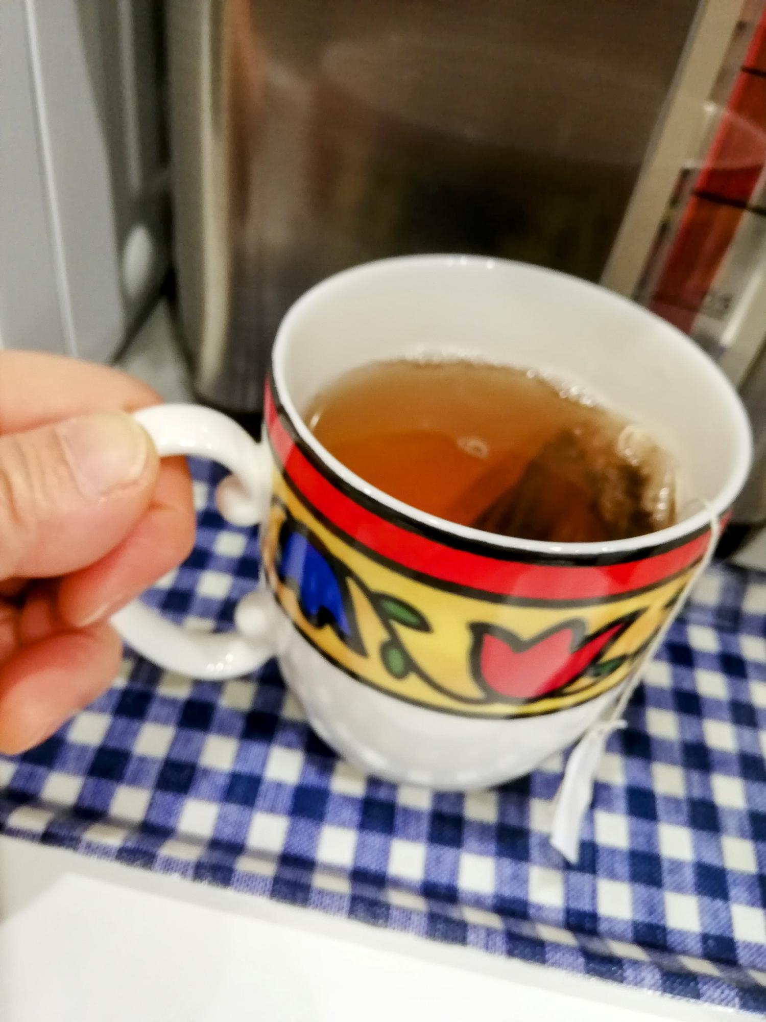 あたたかい紅茶にしました