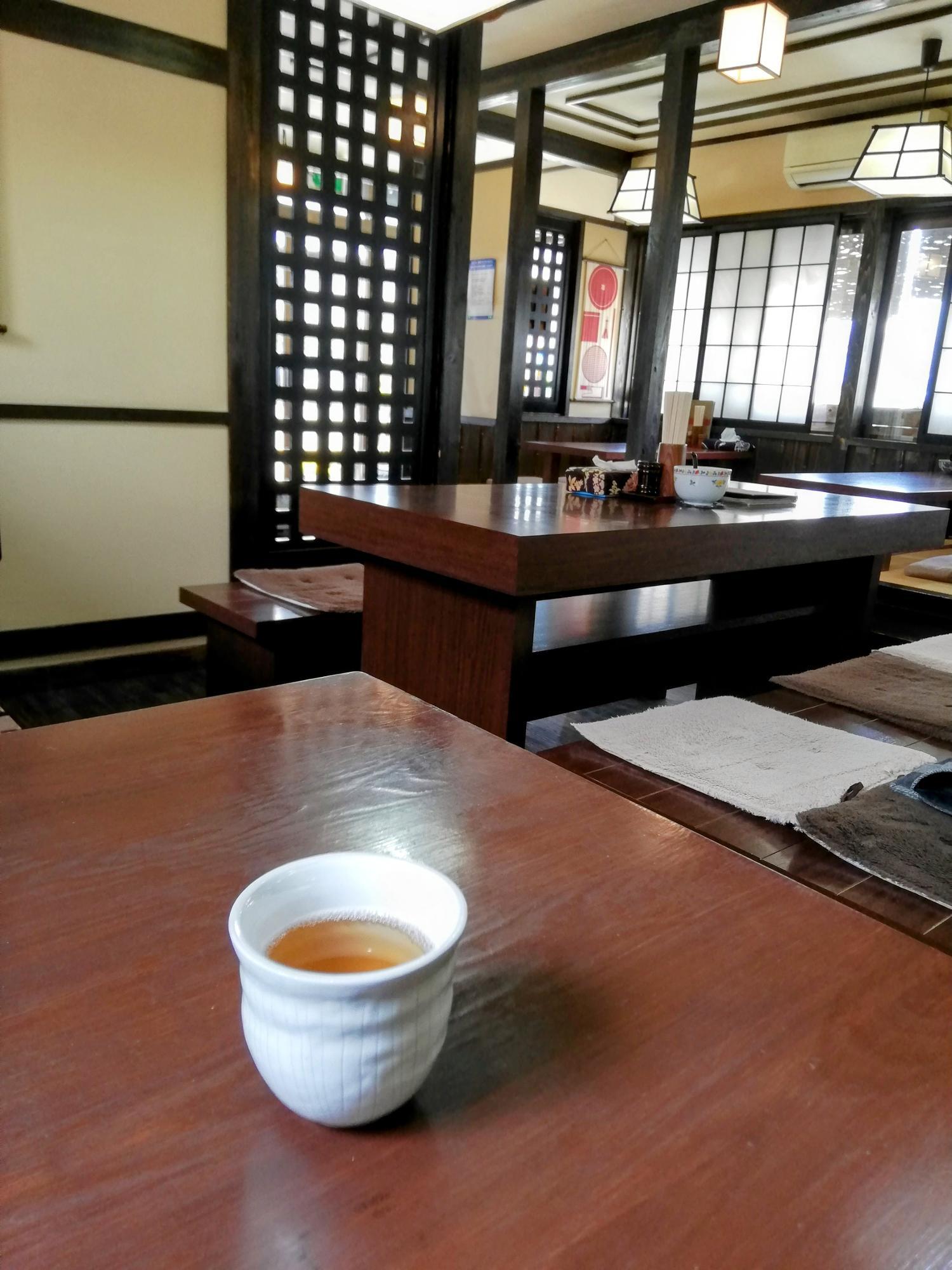 落ち着く雰囲気の店内です