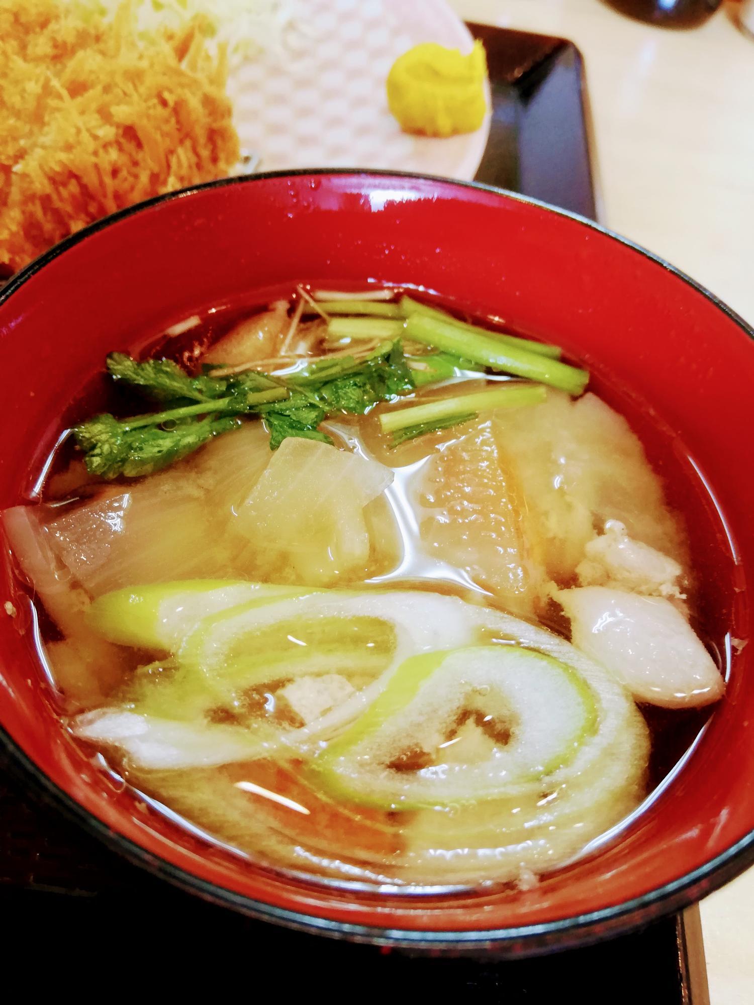 そしてこの豚汁も美味し