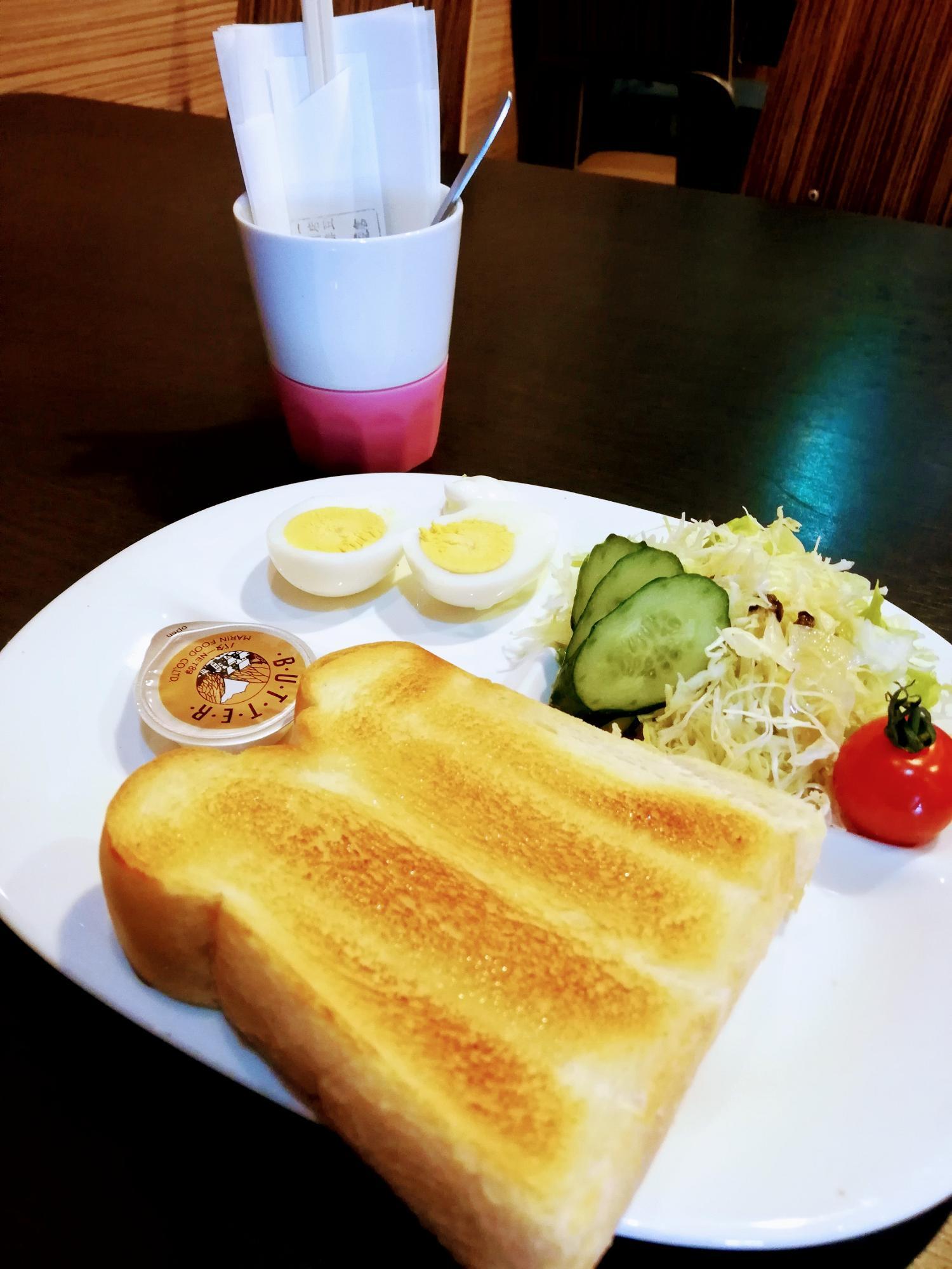 美味しそうなトーストセット