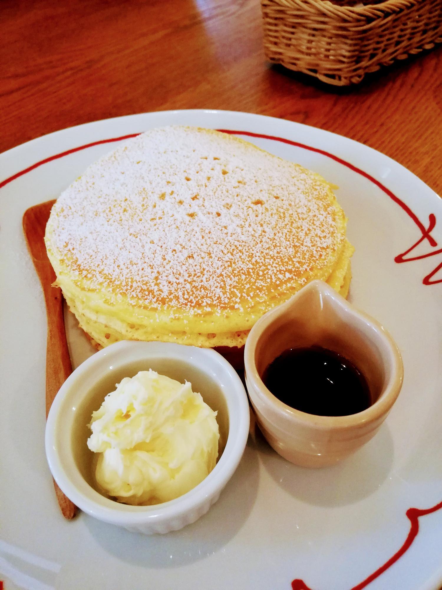 シンプルな贅沢パンケーキ