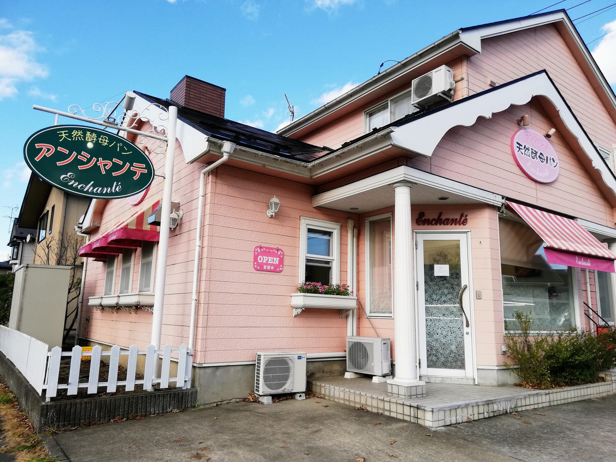 ピンク色の外観が可愛い
